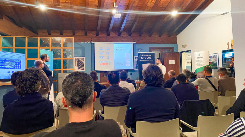 Evento fotovoltaico di Brescia con TS Power e Canadian Solar